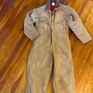 Insulated Carhartt coverall.  Mens S. Zipper legs.